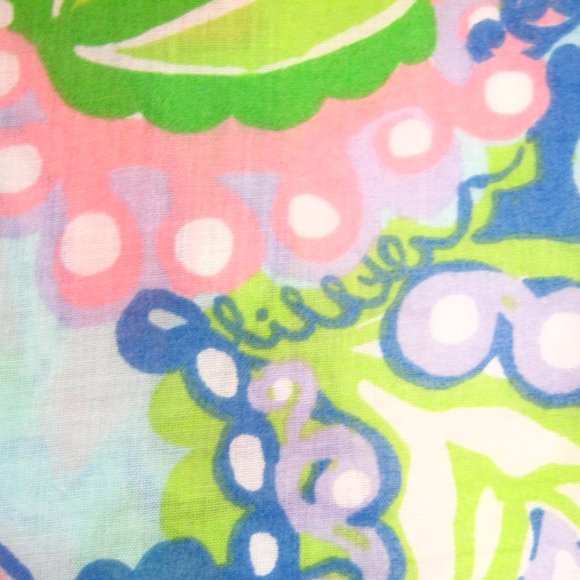 LILLY PULITZER "Amelia Island" Cotton Tunic Top - Picture 4 of 10